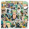 50/100pcs ONE PIECE Anime Stickers Cool Cartoon Decals Kid Toy DIY Stationery Suitcase Car Bike Waterproof Classic Manga Sticker