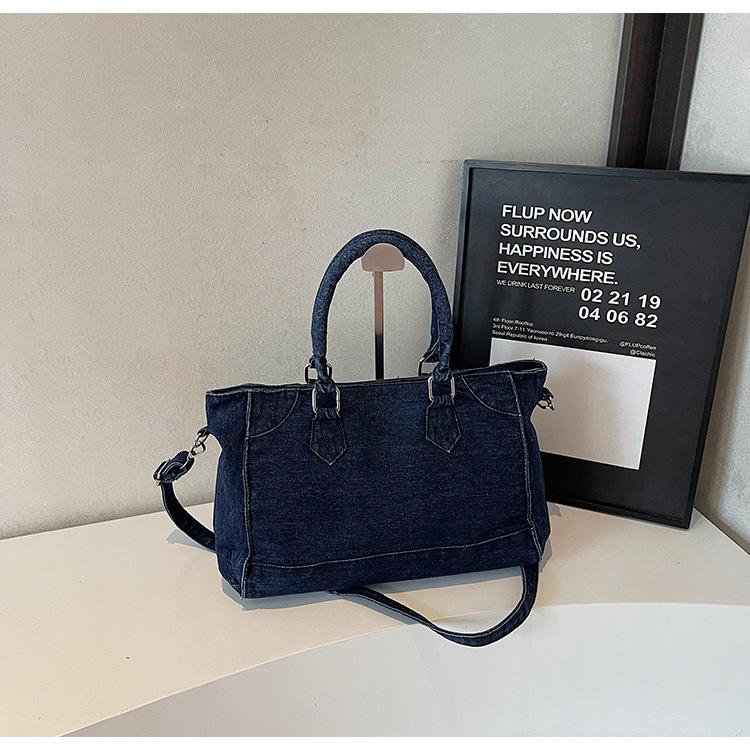 Women's bag 2025 summer new fashion versatile denim commuter shoulder bag trendy messenger bag bag women