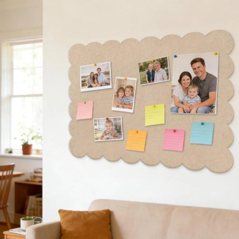 Filz-Pinwand Großes Dekoratives Panel Ins Schwarzes Brett Für Büro Zuhause Klassenzimmer