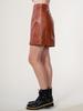 New In Faux Leather A-Line Mini Skirt