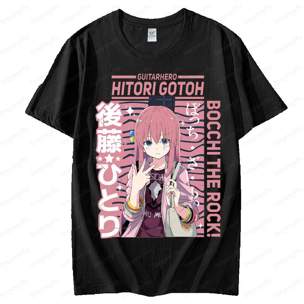 Bocchi The Rock Hitori Gotoh Guitarhero Anime T-shirt L