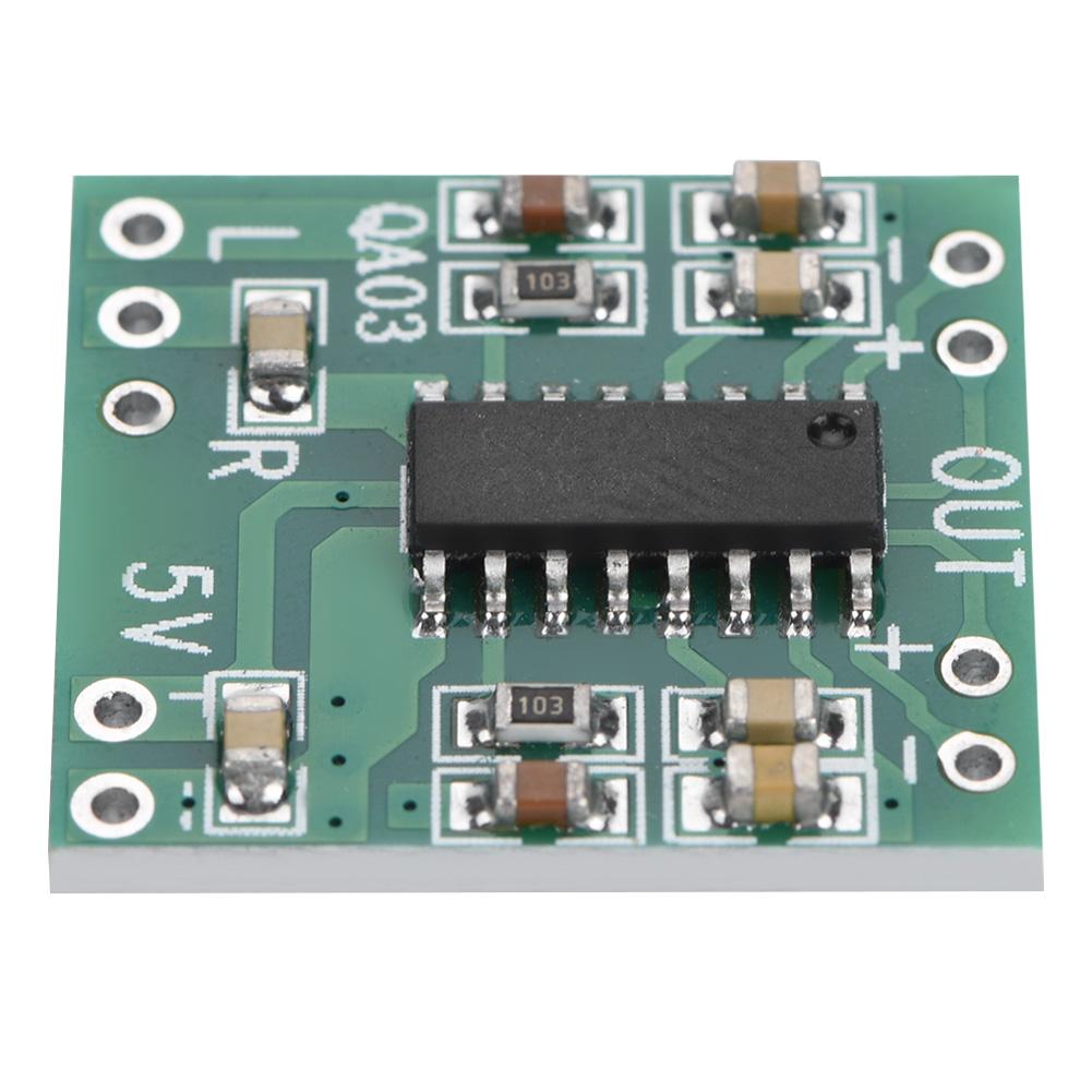 6 Stück Superklein 3W+3W Typ D Digitaler Audioverstärker Leistungsverstärkermodul 2,5V5,5V