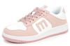 U Combination White and Size Women's Low-Top Sneakers, Colors, Pink, 24.5cm