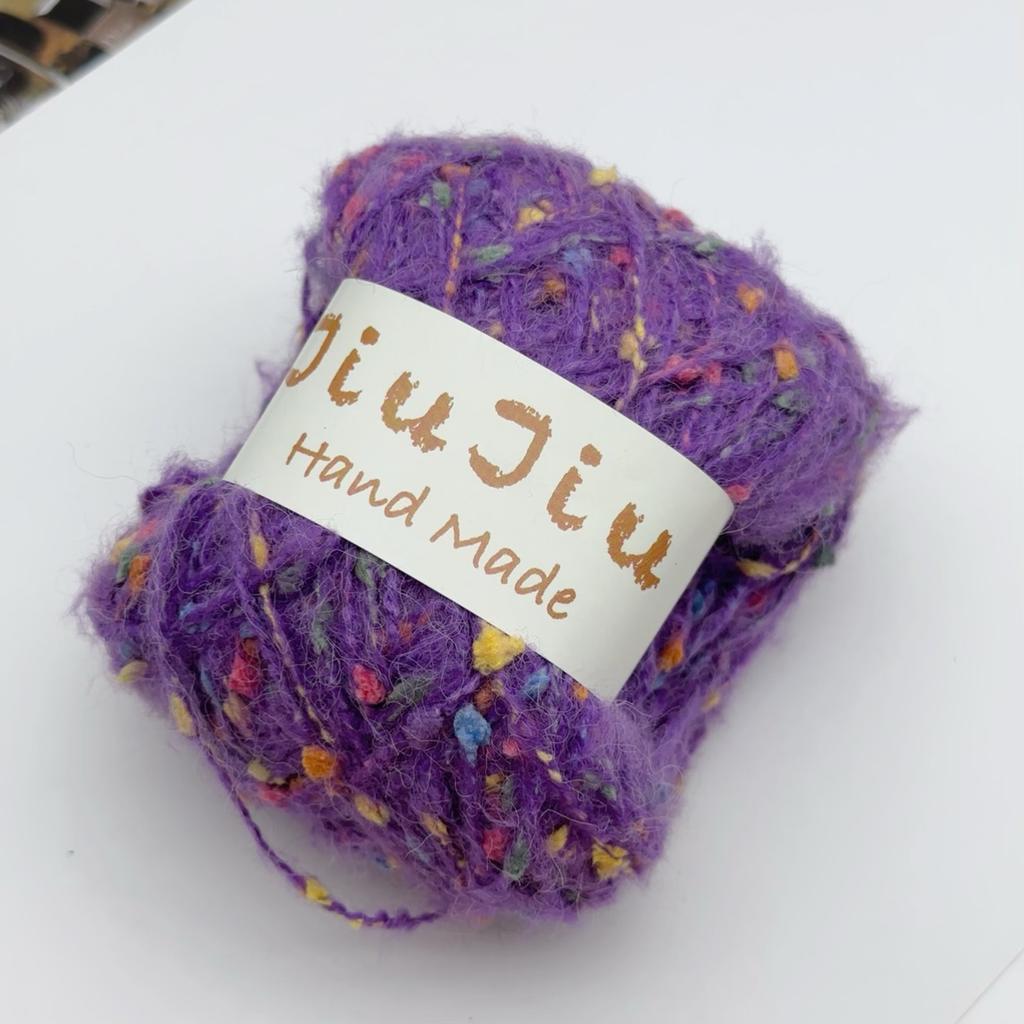 250g Yarn Handmade Wool Gypsy Ball Color Knitting Rough Mix Plush Yarn Ball Crochet Designer Sewing Sweater Accessories