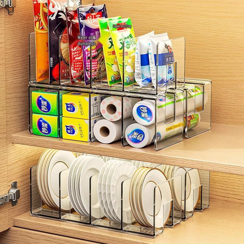 Cling Film Storage Box and Kitchen Organizer Rack
