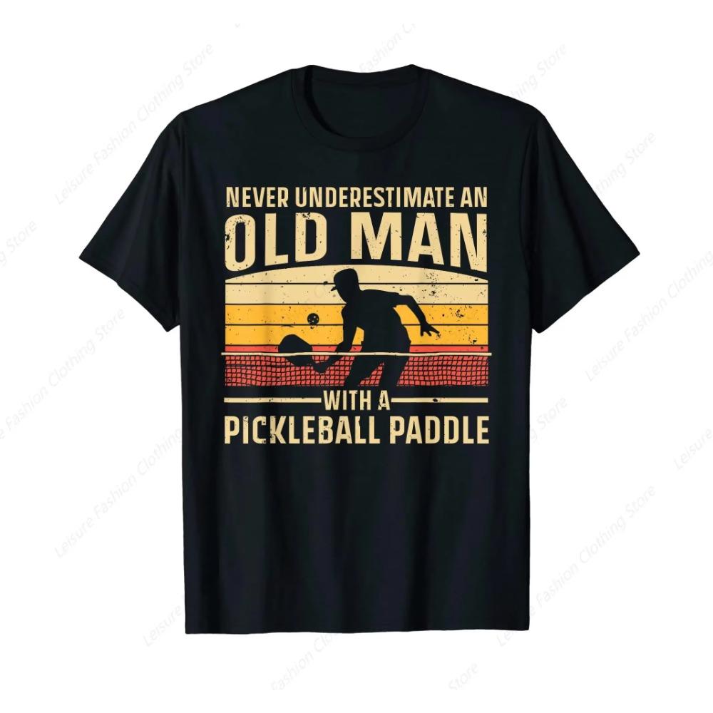 Cool Pickleball Art For Men Women Paddle Pickleball Player T-Shirt