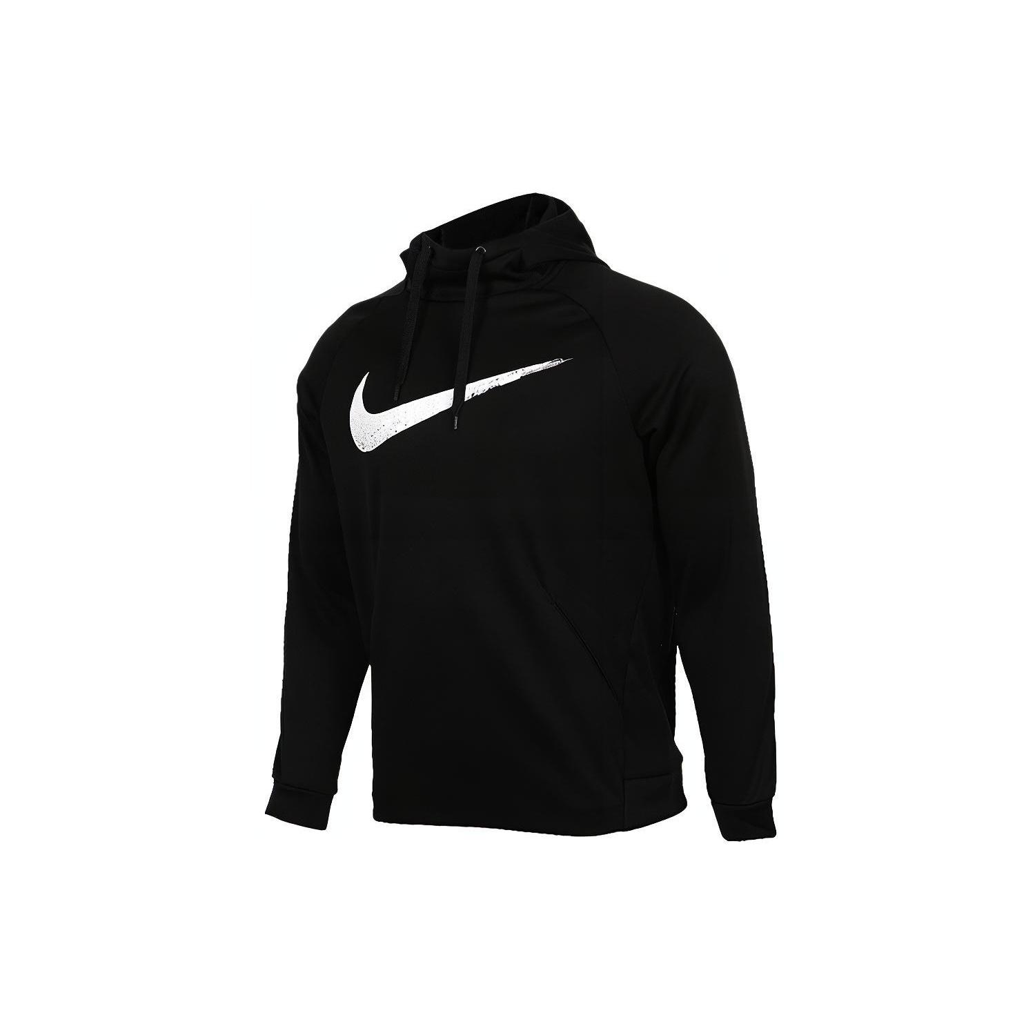 Nike Casual Sports Large Logo Fleece Lined Black Men s BQ8106-010 L
