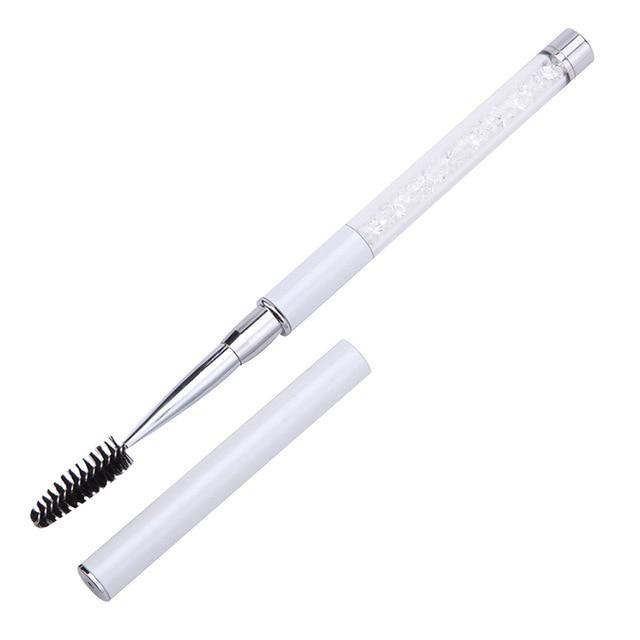 1PC Crystal Eyelash Brush Mascara Wands Applicator Spoolers Eye Lashes Extension