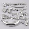 High Quality Irregular 304 Stainless Steel Beads For Jewelry Making Supplies No Fade Waterproof Moon Heart Star Bead Accessories