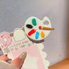 3Pcs Girl Hairpin Macaron Colors Palette Shape Resin Hair Clip Stable
