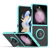 Sports for Luxury Magnetic Ring Folding Cell Phone Case for Z Flip 5G/7 Protective TPU+PC Shockproof Screen Protector