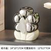 Creative Lovely Flower Tissue Box High-end Luxury Living Room Household Coffee Desktop Decoration Cream Wind Ceramic Napkin Box