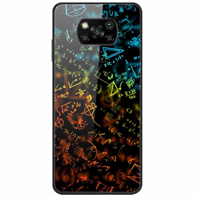 Etui na Poco X3 Pro Modne Urocze Szkło Hartowane Luksusowe Pokrowce Coque dla Xiaomi Poco X3 NFC Etui PocoX3 X 3 Zderzak Ochronny