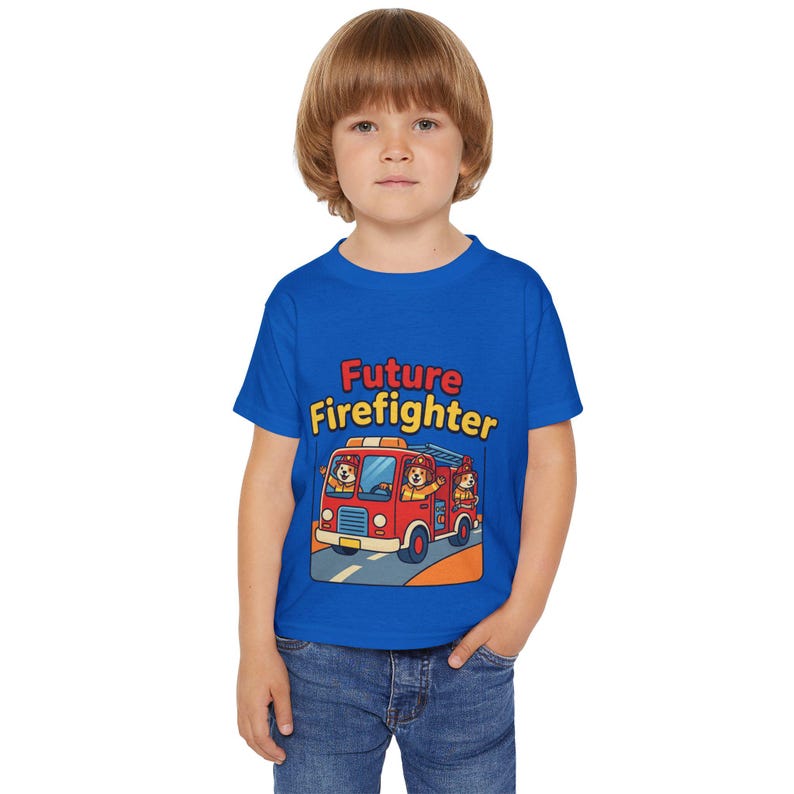 Future Firefighter Toddler T-shirt | Kids Fire Truck Design 160