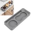 Coffee Tamper Mat Silicone Tamping Pad for Portafilter Tamper Distributor Brush Puck Screen Water Proof Heatproof Tamp Station for Counter