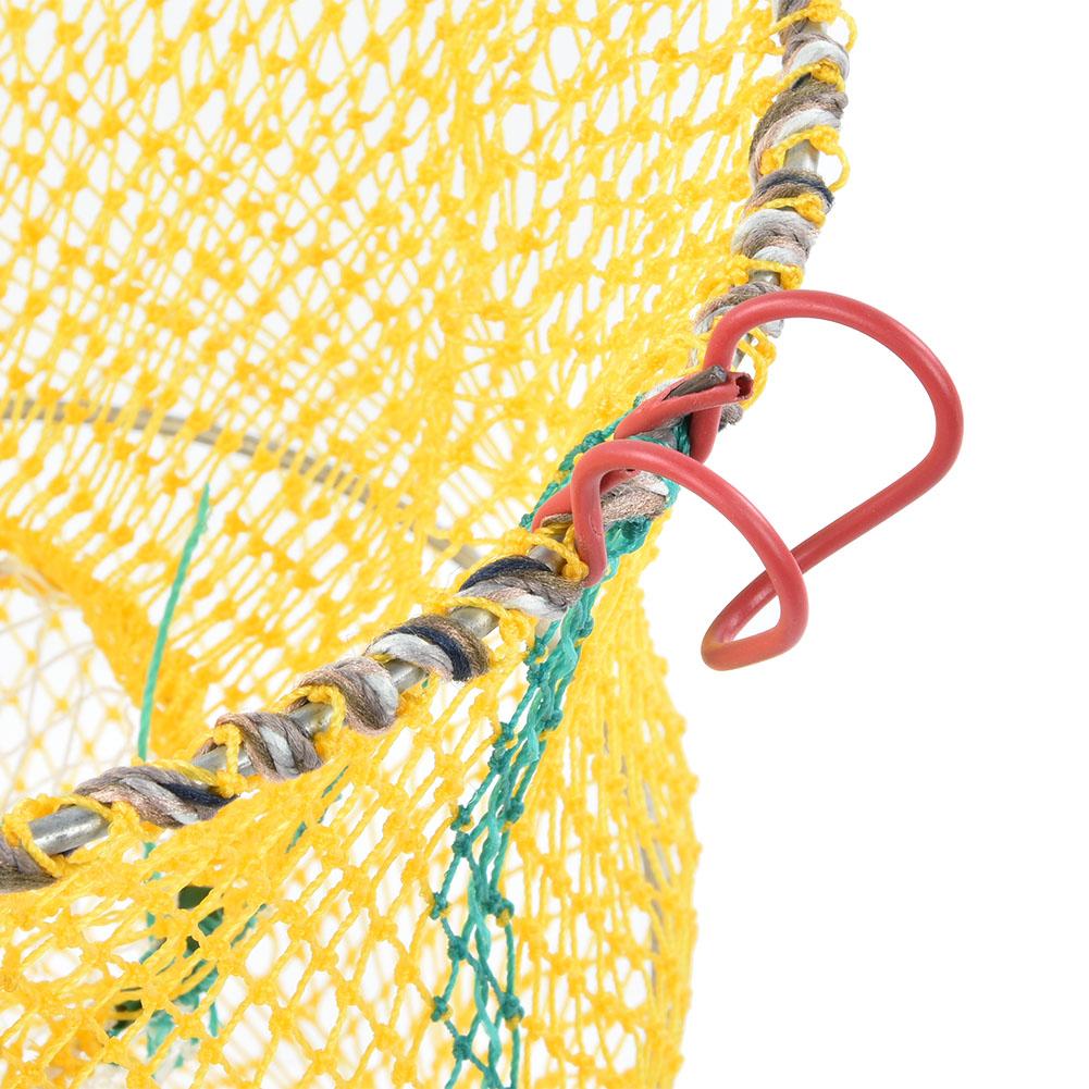 Portable Folding Fishing Net Bait Shrimp Cage Crab Lobster Trap Lures Nets