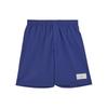 Straight-Leg Logo Elastic Waist Shorts Men Bottoms Blue IA1453