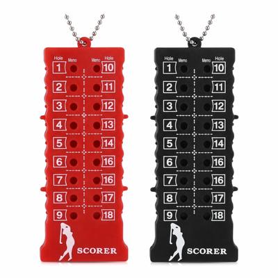 18-Loch Golf Scorer ABS-Kunststoff Golf Schlagzähler Präziser Golf Punktezähler Golfspiel