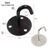 Black Stainless Steel Ceiling Mount Rotating Hook for Projector Screens