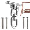Hanging Brackets Hammock Chair Hooks 360 Rotating Swing Fixed Plate Swing Hangers Set  Concrete