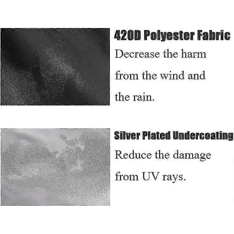 Reusable Waterproof Cover for Fire Pit, Grill and Barbecue, Fits Models V7084A (128X71)