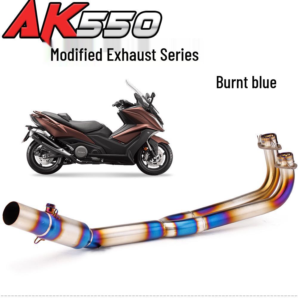 Exhaust Pipe Modification for KYMCO AK550: Non-destructive, Direct Mount Installation for Modified Front Section