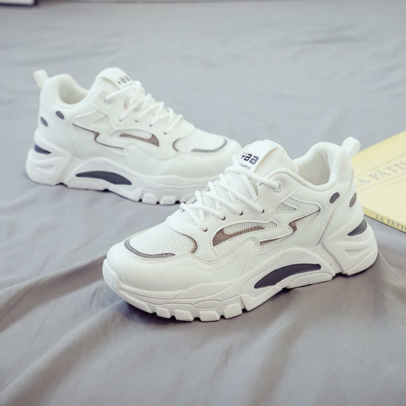 Big Sole Round Nose Platform Woman Platform Heeled Shoes High Heel Boots Women Sneakers Sport Runing Sunny Ternis Shooes