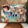 Anime Toilet-Bound H-Hanako-kun Floor Mat Soft Flannel Floor Mat  Suitable for Entryways, Living Rooms, Bedrooms, and Bathrooms