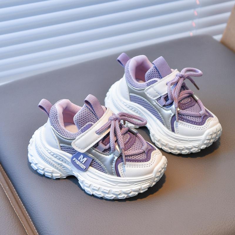 Children's shoes, kids' sports shoes, new spring casual versatile breathable boys' dad shoes, baby girls' shoes