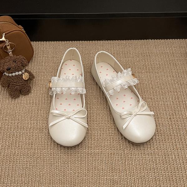 

Модная обувь Женские балетки с бантом, с мелким вырезом, Элегантное платье, Удобные бабочки, Новые летние туфли Мэри Джейн с бабочкой, Весна 35