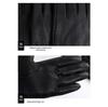 Men's Extra Thick Windproof Deer Leather Motorcycle Gloves