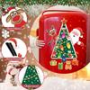 Christmas Magnets For Fridge Santa Claus Tree Bell Holiday Winter Stickers Magnetic Christmas Decorations For Whiteboard Kitchen
