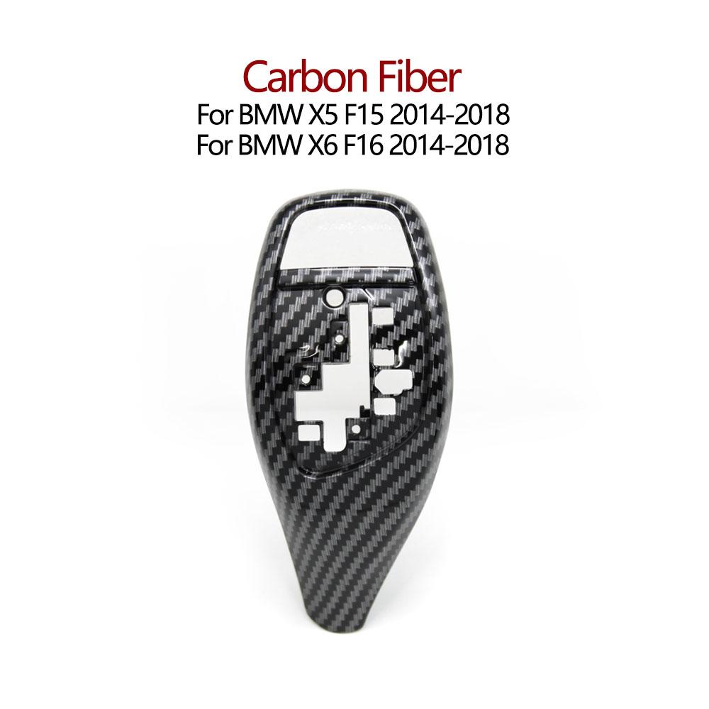 LHD RHD Car Interior Automatic Gear Shift Knob Selector Lever Cover For BMW X5 X6 F15 F16 2014-2018 61319346827 61319346823