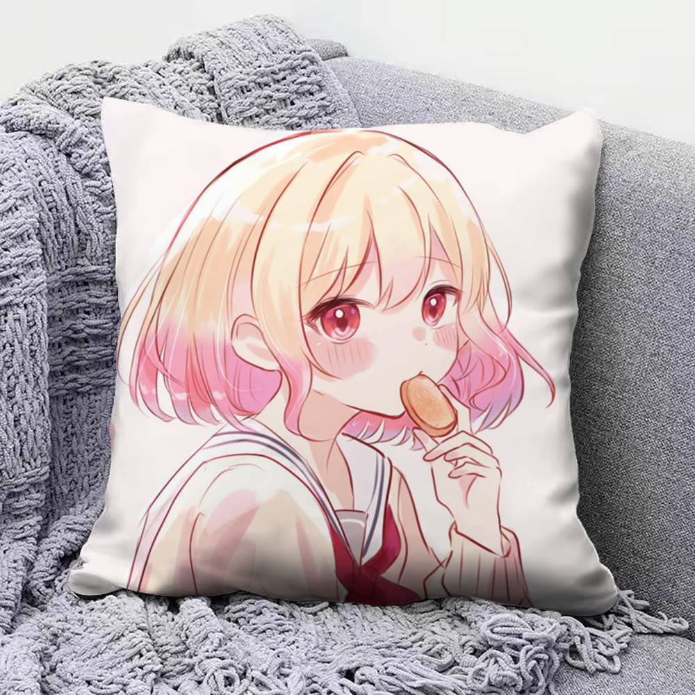 Saki Tenma Cute Home Sofa Cushion Covers and Aecorative Custom Pillow Covers