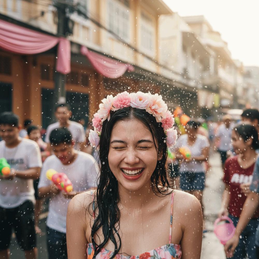 Simulation Flower Bride Garland Thai Flower Headband Elegant Wedding Headwear Bride Headwear