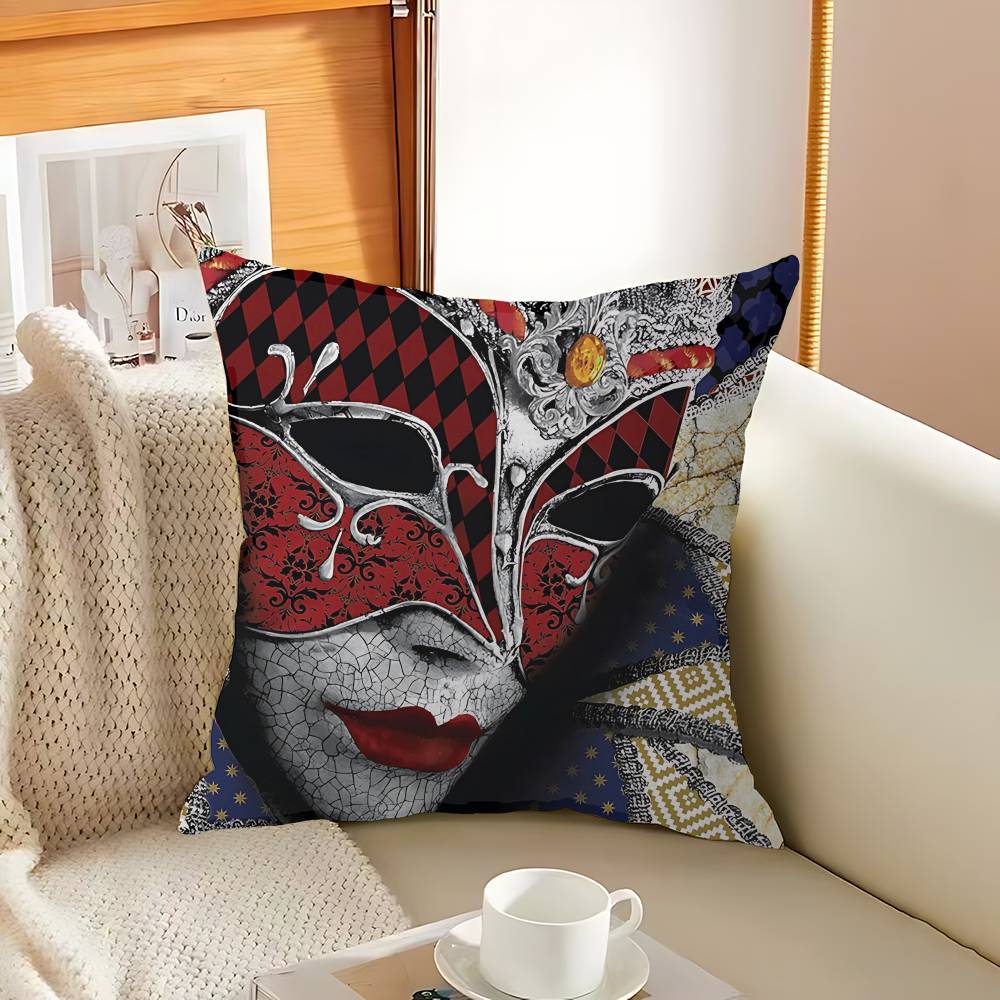 Popular Festival Carnival Cushion Cover Car Throw Pillow Case For Sofa Car Christmas Gift 40x40cm 45x45cm