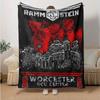 1pc Rammstein Concert Home Decor: Cozy Flannel Blanket, Perfect Gift for Bedroom, Living Room, Travel, Camping, Car, Beach, Office Naps, Ideal Sofa Th