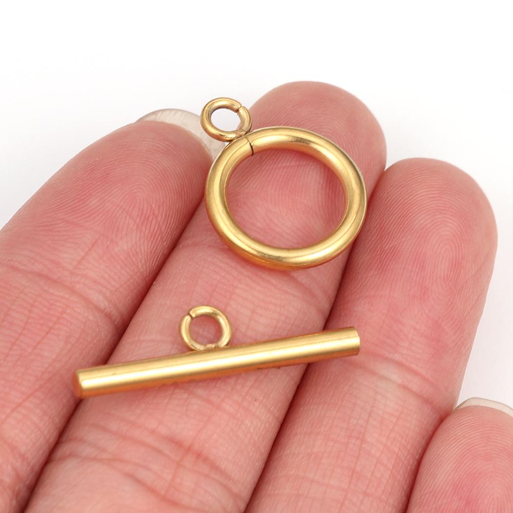 5 Sets Stainless Steel OT Clasp Toggle Clasps for DIY Jewelry Making Necklaces Connectors Bracelets Hooks Crafts Accessories