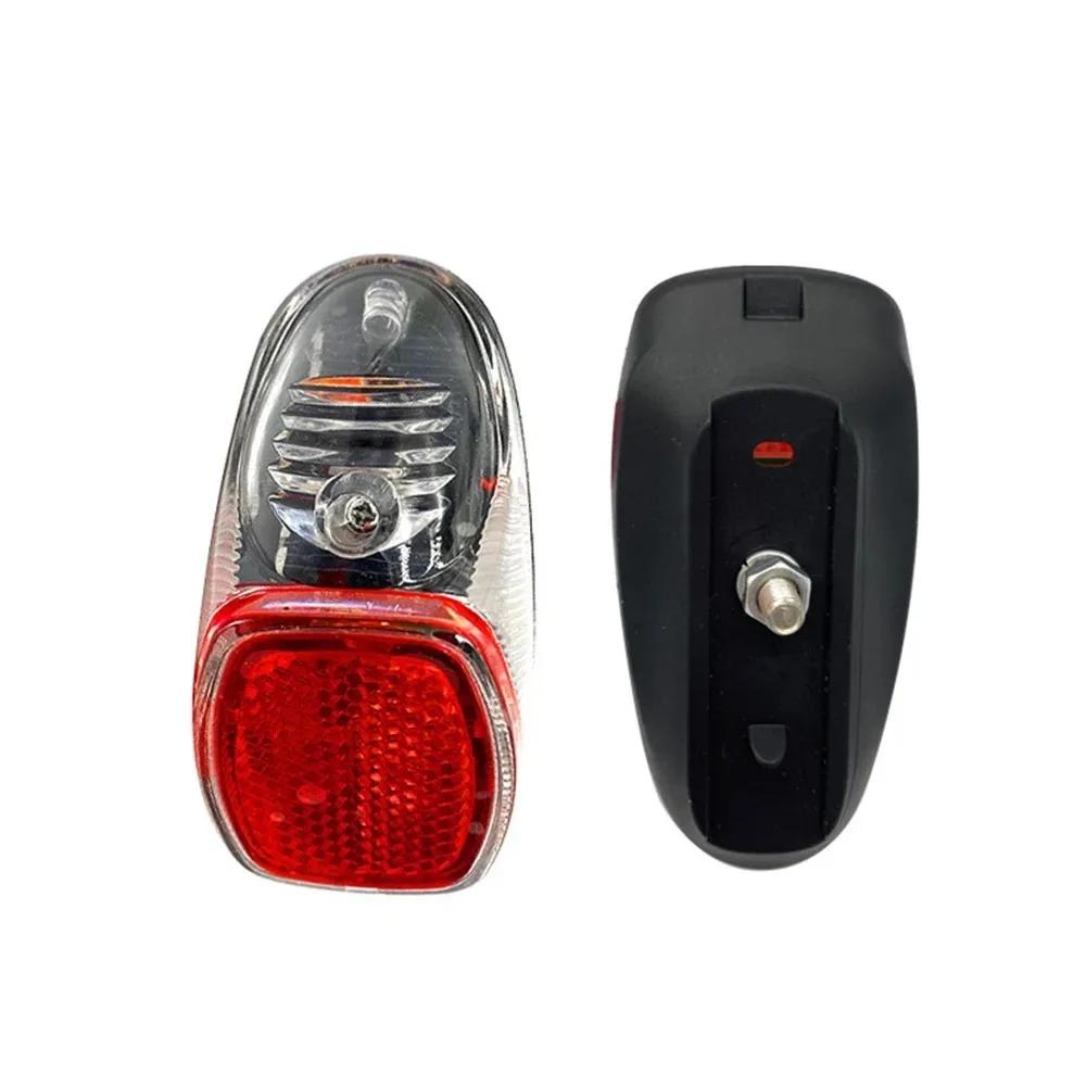 Solar Energy Bicycle Taillight Red Lamp Mini Cycling Rear Light MTB Blck Accessory Night Cycling Bike Warning Light Bike Bicycle Taillight