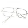 Ultralight Unisex Design Clear Lens Eyeglasses Oversized Frame for Women Anti-blue Light Transparent Anti-radiation Glasses Flat Mirror Eyeglass