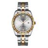 Top Brand Calendar Couple Watch Waterproof Steel Band Student Watch