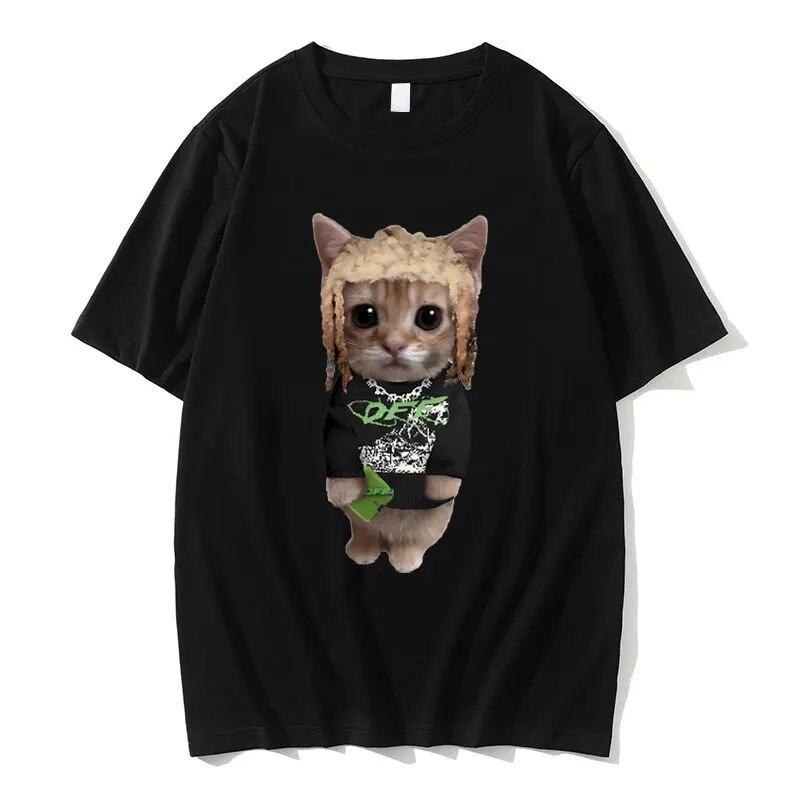 

Рэппер Playboi Carti Kitty Ow забавная футболка с принтом унисекс футболки в стиле хип-хоп футболка унисекс для мужчин и женщин большие футболки из чистого хлопка