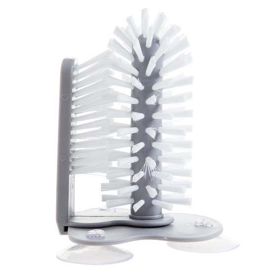 

1 комплект очистителя для стекла, съемная щетка для обеззараживания, двусторонняя настенная присоска для дома серый