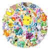 50 Anime Pokemon Graffiti Stickers Car Mobile Bicycle Water Cup Decorative Stickers Waterproof
