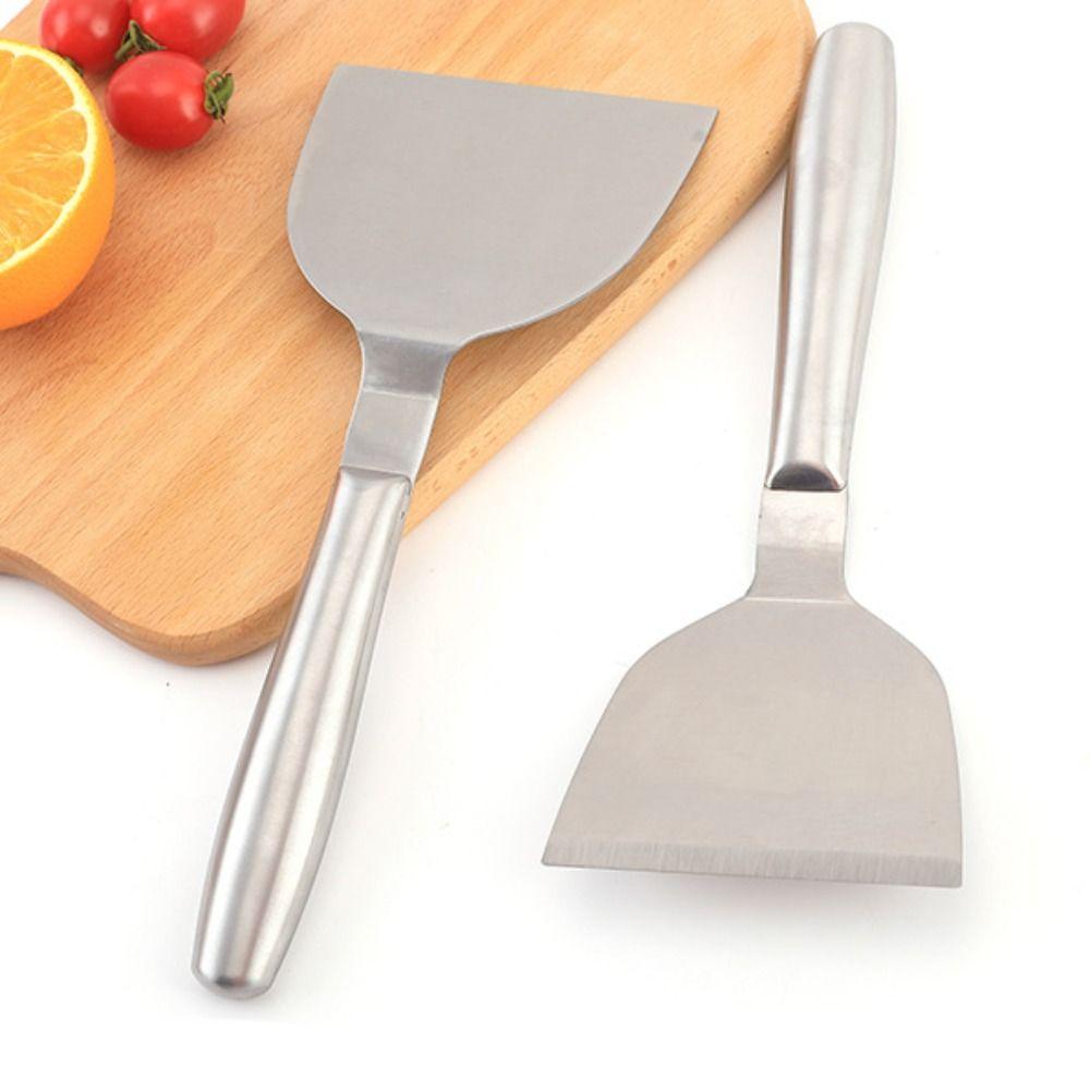 

Лопатка для пиццы из нержавеющей стали с полой ручкой, предотвращающей ожоги, лопатка для барбекю, лопатка для стейка, жареные яйца S