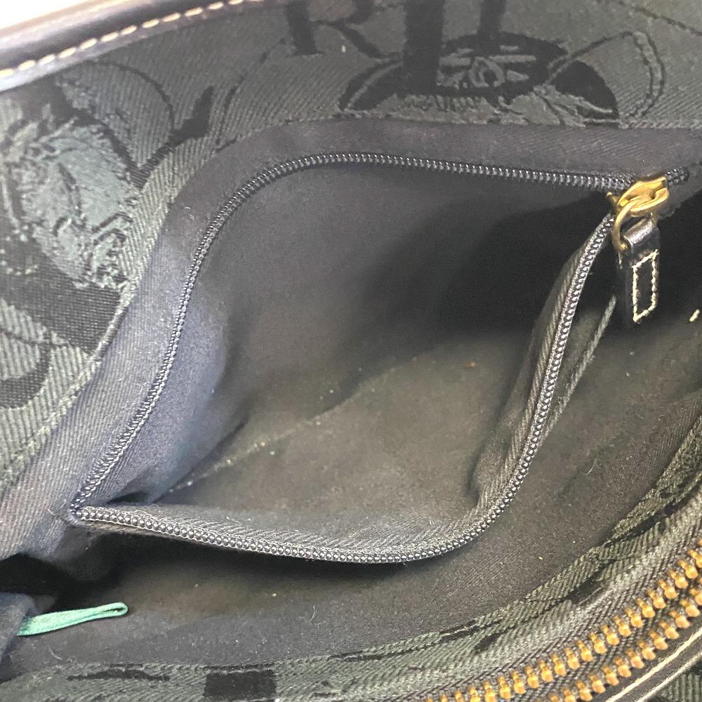 RALPH LAUREN canvas Handbag black canvas Women Used
