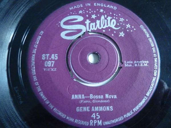 

7inch Record GENE AMMONS Anna Bossa Nova ST45097 Starlite UK Jazz Used