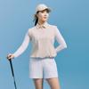 CHALLENGER Women'S Woven Cooling Inner Layering Sun Guard T-Shirt Light Beige