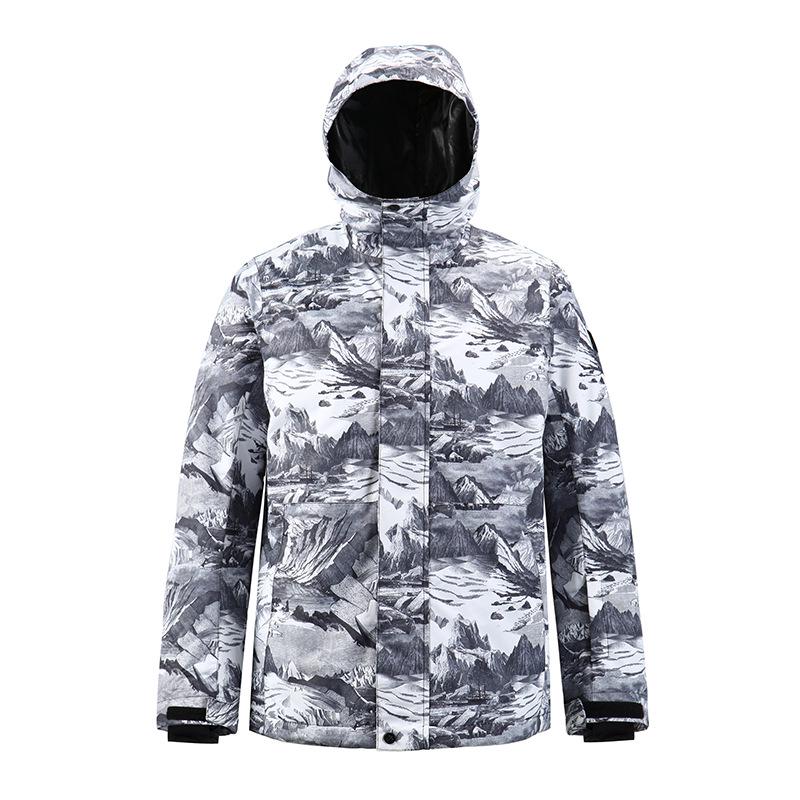 Men's Waterproof Ski Suit: Windproof Snowboard Jacket & Pants Set
