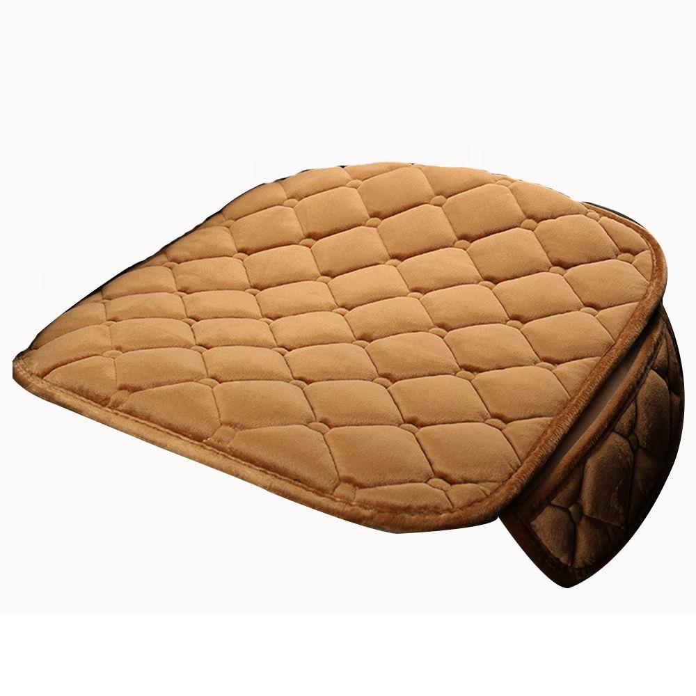 Winter Breathable Pad For Car Anti-slip Auto Protector Wool Plush Car Seat Cover Cushion